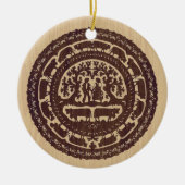 Schweizerische Ausschmückung Keramik Ornament (Vorne)