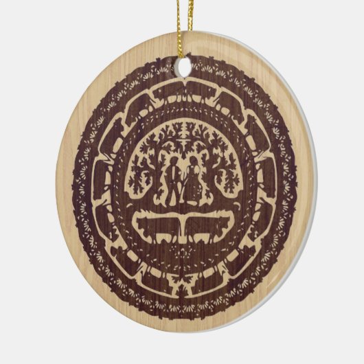 Schweizerische Ausschmückung Keramik Ornament (Links)