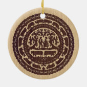 Schweizerische Ausschmückung Keramik Ornament (Hinten)