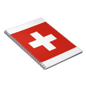 Schweizerische Eidgenossenschaft - Schweizer Flagg Notizblock (Rechte Seite)