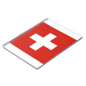 Schweizerische Eidgenossenschaft - Schweizer Flagg Notizblock (Linke Seite)
