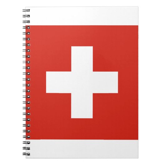 Schweizerische Eidgenossenschaft - Schweizer Flagg Notizblock (Vorderseite)