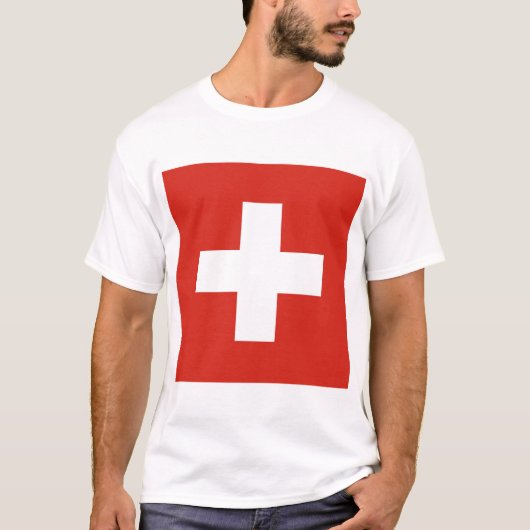 Schweizerische Eidgenossenschaft - Schweizer Flagg T-Shirt (Vorderseite)