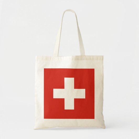 Schweizerische Eidgenossenschaft - Schweizer Flagg Tragetasche (Vorne)