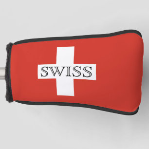 Schweizerische Flagge Golfkopfsock Golf Headcover