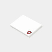 Schweizerische Flagge Post-it Klebezettel (angewinkelt)