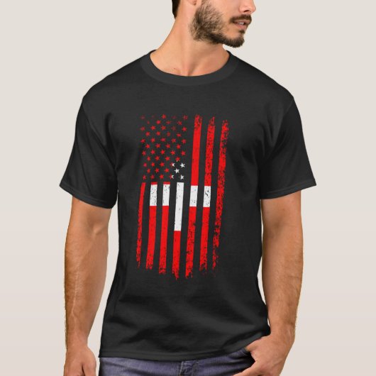 Schweizerische Flagge Schweizer Roots Schweizerisc T-Shirt (Vorderseite)
