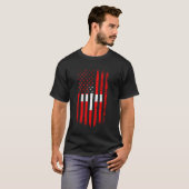Schweizerische Flagge Schweizer Roots Schweizerisc T-Shirt (Vorne ganz)
