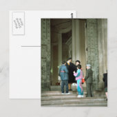 Schweizerische Garde am Arbeitsplatz Postkarte (Vorne/Hinten)