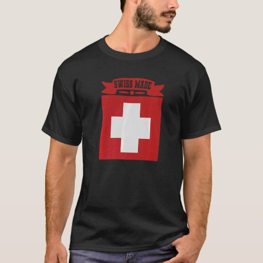 Schweizerische Made Schweiz 1 T-Shirt (Vorderseite)