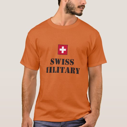 schweizerische militärische Shirt (Vorderseite)