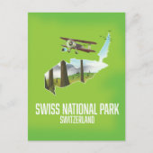Schweizerischer Nationalpark, Schweiz Karte (Vorderseite)