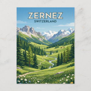 Schweizerischer Nationalpark Schweiz Postkarte