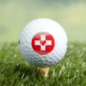 Schweizerisches Herz Golfball (Insitu T-Shirt)