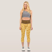 Schweizerisches Käsemuster Capri Leggings (Vorderseite)