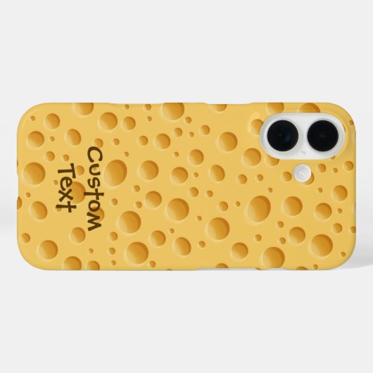 Schweizerisches Käsemuster Case-Mate iPhone Hülle (Rückseite (Horizontal))