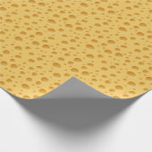 Schweizerisches Käsemuster Geschenkpapier (Ecke)