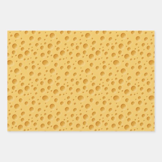 Schweizerisches Käsemuster Geschenkpapier Set (Vorderseite 3)