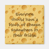 Schweizerisches Käsemuster Magnet (Vorne)