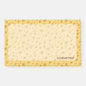 Schweizerisches Käsemuster Post-it Klebezettel (Vorderseite)