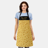 Schweizerisches Käsemuster Schürze (Getragen)
