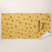 Schweizerisches Käsemuster Strandtuch (Vorderseite)