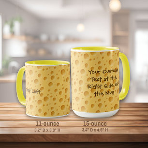 Schweizerisches Käsemuster Tasse