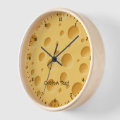 Schweizerisches Käsemuster Uhr (Winkel)