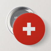 Schweizflagge Button (Vorne & Hinten)
