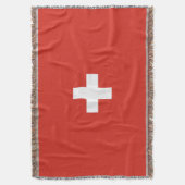 Schweizflagge Decke (Vorderseite Vertikal)