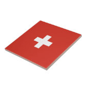 Schweizflagge Fliese (Seite)