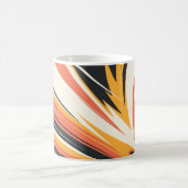 Schwelende Abstrakte Explosion in warmen Tönen Kaffeetasse (Mittel)