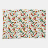 Schwelende Weihnachten Geschirrtuch (Horizontal)