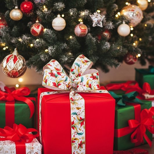 Schwelende Weihnachten Satinband