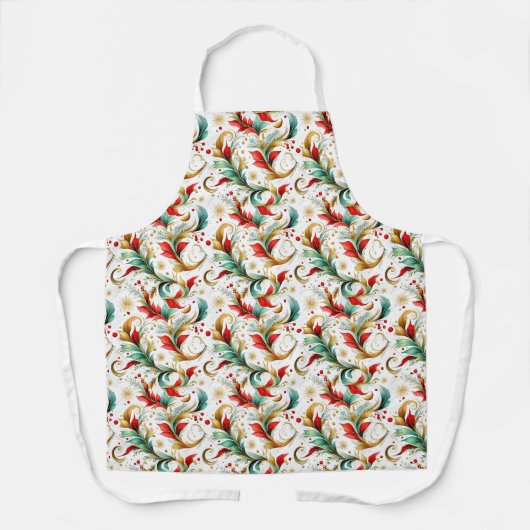 Schwelende Weihnachten Schürze (Vorderseite)