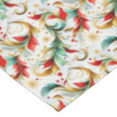 Schwelende Weihnachten Tischdecke (Schrägansicht)