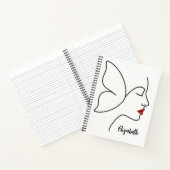 Schwellenflügel - versteckte Schmetterlinge Notizblock (Innenseite)