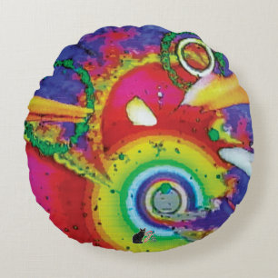 Schwellenwert KC-Bild Rundes Kissen