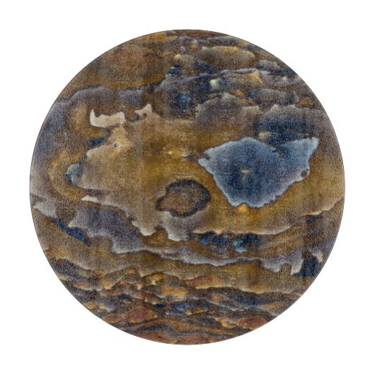 Schwenken am Jasper-Slab Schneidebrett (Vorderseite)