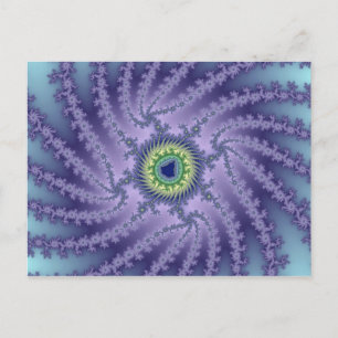 Schwenken Auge - Fraktal Postkarte
