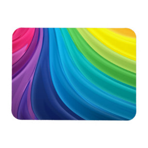 Schwenken des Regenbogens Magnet
