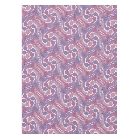 Schwenken Hares Tesselung Weichweiche lila Tablett Tischdecke (Vorderseite)