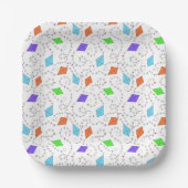 Schwenken Kites Papierplatte Pappteller (Vorderseite)