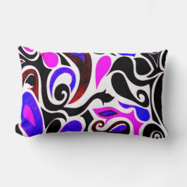 Schwenken Rücken mit schwarzer Rückseite Lendenkissen