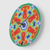 Schwenkkaleidoskop Große Wanduhr (Winkel)