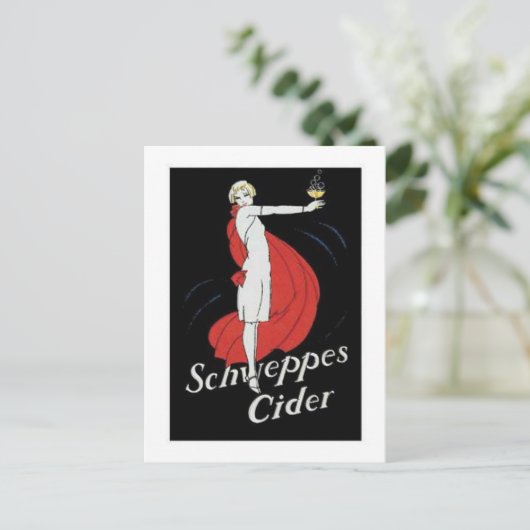 Schweppes Cider Postkarte (Stehend Vorderseite)