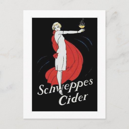 Schweppes Cider Postkarte (Vorderseite)