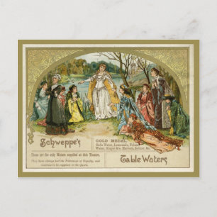 Schweppes Table Waters Postkarte