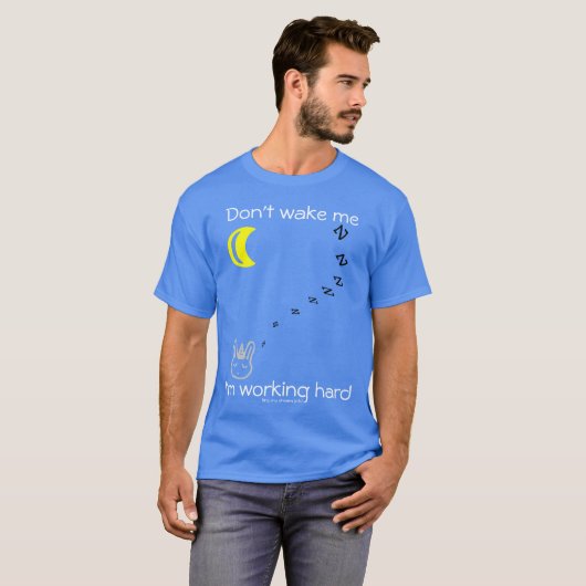 Schwer arbeiten T-Shirt (Vorne ganz)