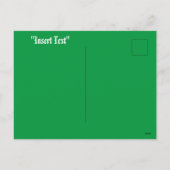 schwer feiertagspostkarte (Rückseite)